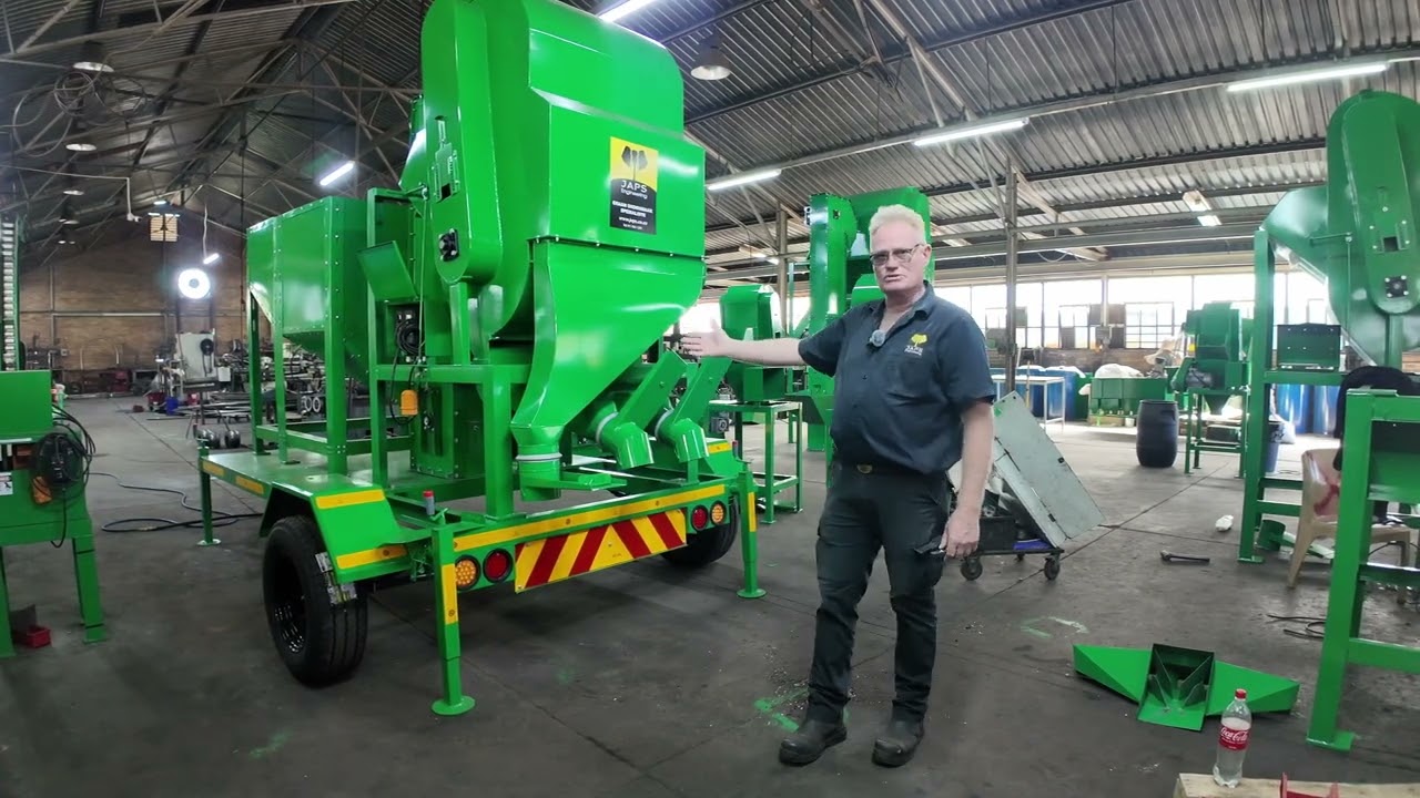 JAPS Jumbo Junior Mobile Grain Cleaner | Clean Grain Anywhere, Anytime