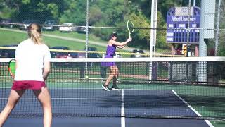 Alfred University Women's Tennis vs. St. John Fisher University Highlights 09.24.22 screenshot 5