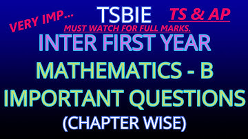 TSBIE- Inter First Year 
