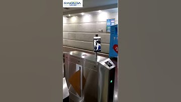 Rakinda turnstile face recognition with temperature detection for access control