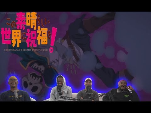 KONOSUBA SEASON 2 EPISODE 9 & 10 LIVE REACTION | KAZUMA'S 4TH DEATH
