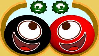 Hungry Balls Black Vs Red Level 700 - 725 Android Ios Gameplay Walkthrough