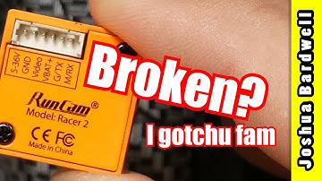 Runcam Racer 2 Camera Control Not Working | FIXED