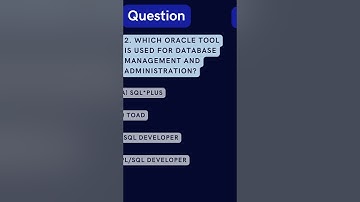 Oracle DBA Quiz - 02 #databasemanagementsystem #oracledba #oracledbaonlinetraining #shorts #viral