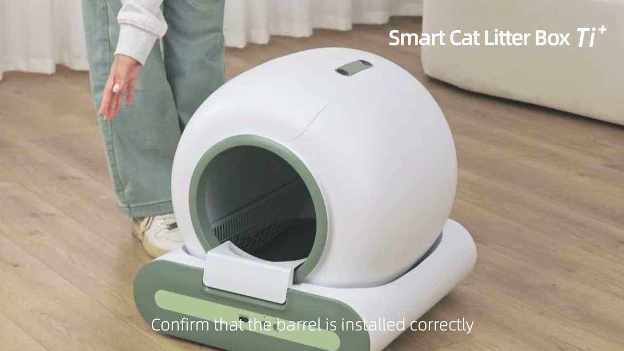 4 22 Smart Cat Llitter Box 1 Product placement and Self check (Produktplatzierung und Selbsttest)
