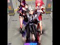 【MMD】Arlecchino x Chasca x Yae Miko - Iroha Trend【Genshin Impact】#arlecchino #chasca #yaemiko