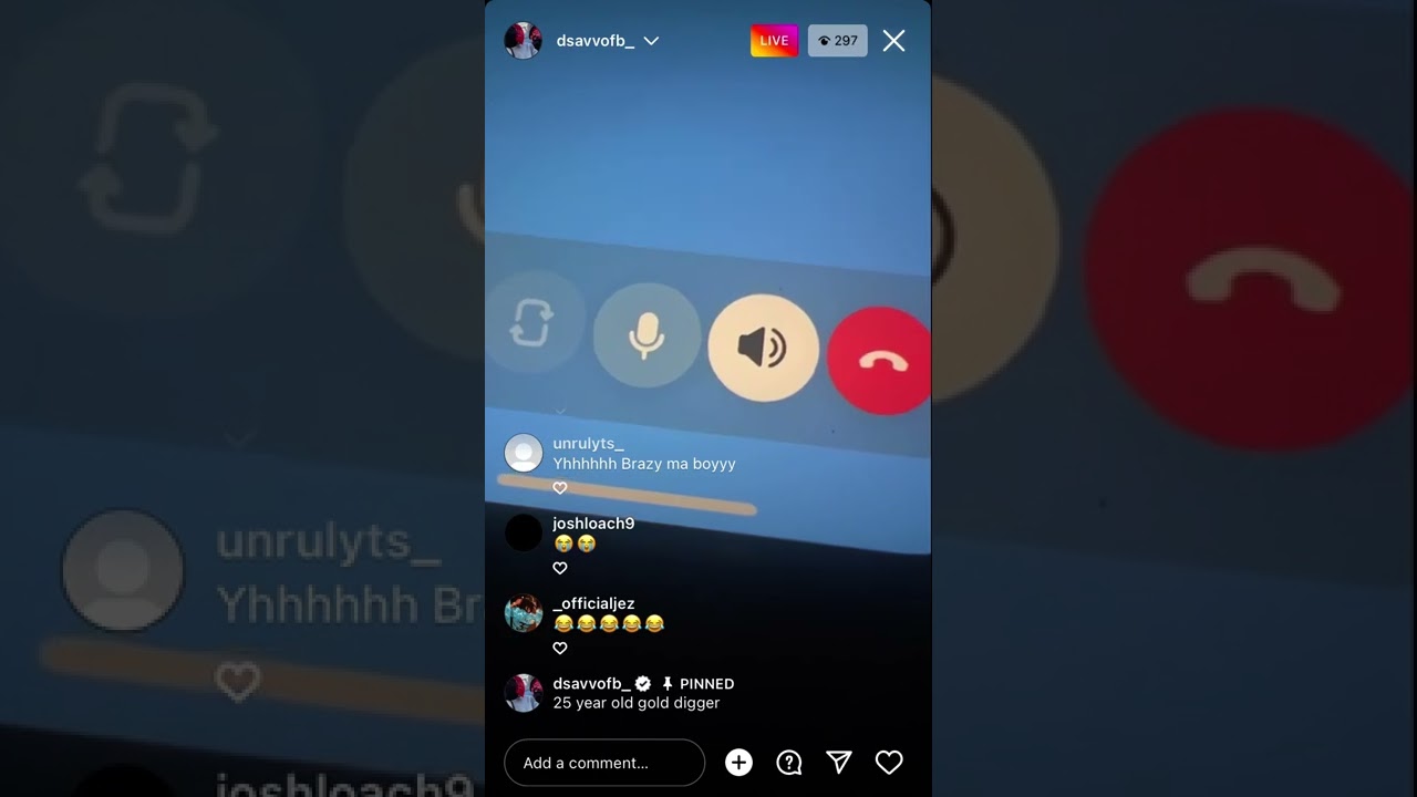 #ofb Dsav catches gold digger