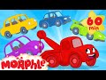 Learn colors with Morphle and cars! Color and car videos for kids