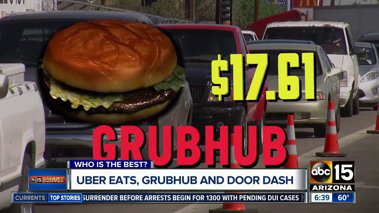 Uber Eats Grubhub Door Dash Which Is Cheapest Most Reliable Youtube