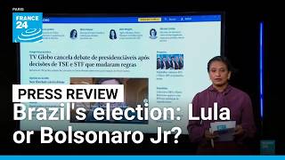 Brazil's election: Lula or Bolsonaro Jr • FRANCE 24 English