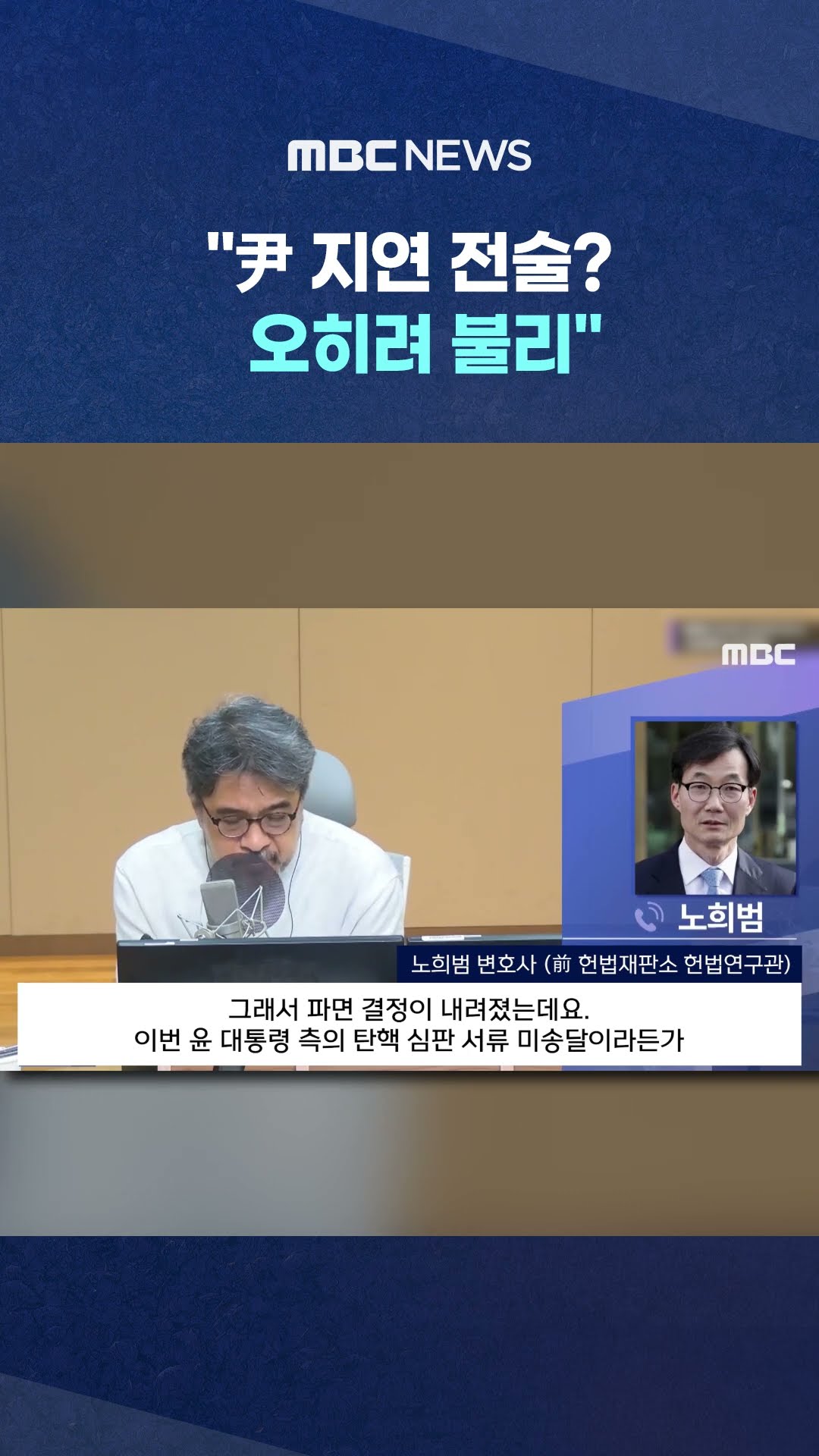 전 헌법연구관 송곳 분석 #Shorts (MBC뉴스)