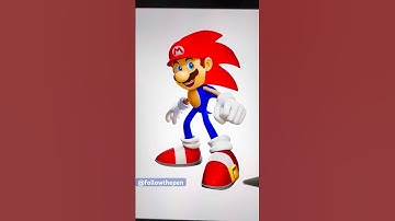 ✨I turned Mario into Sonic✨ and result is so cool #shorts #supermariobros #sonic