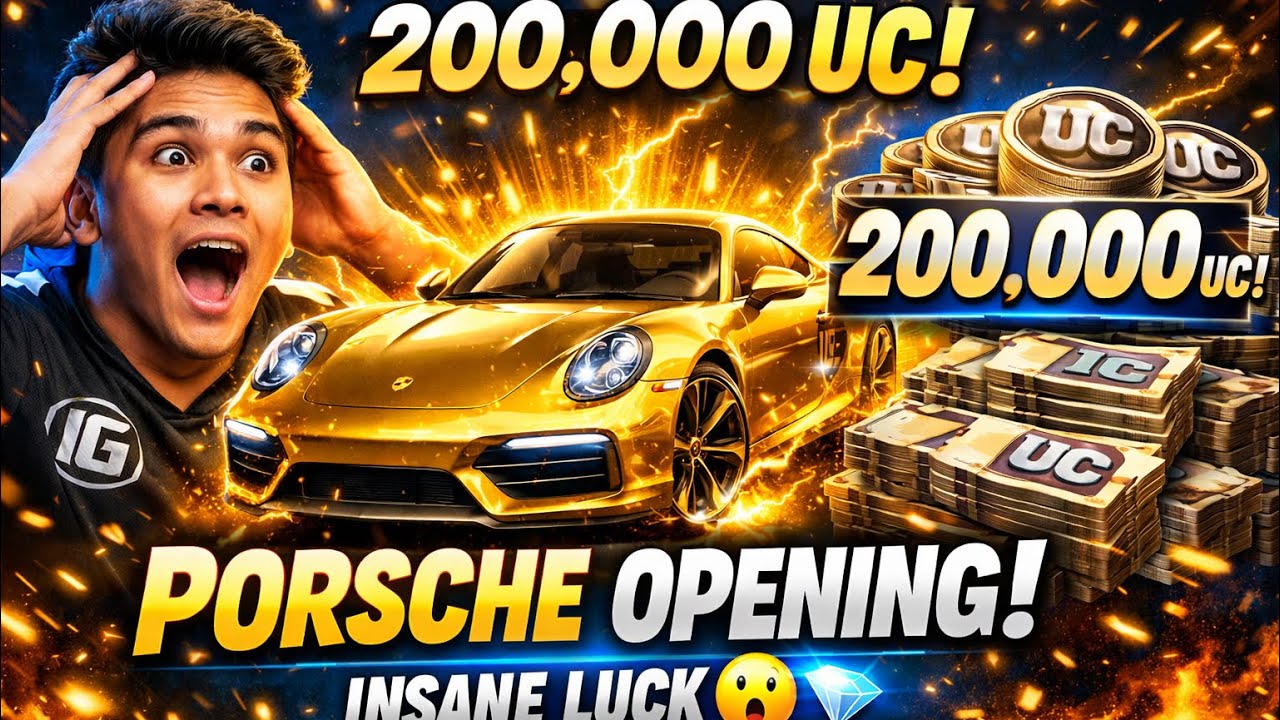 2,00,000 PORSCHE OPENING | JONATHAN IS BACK!! | BGMI!
