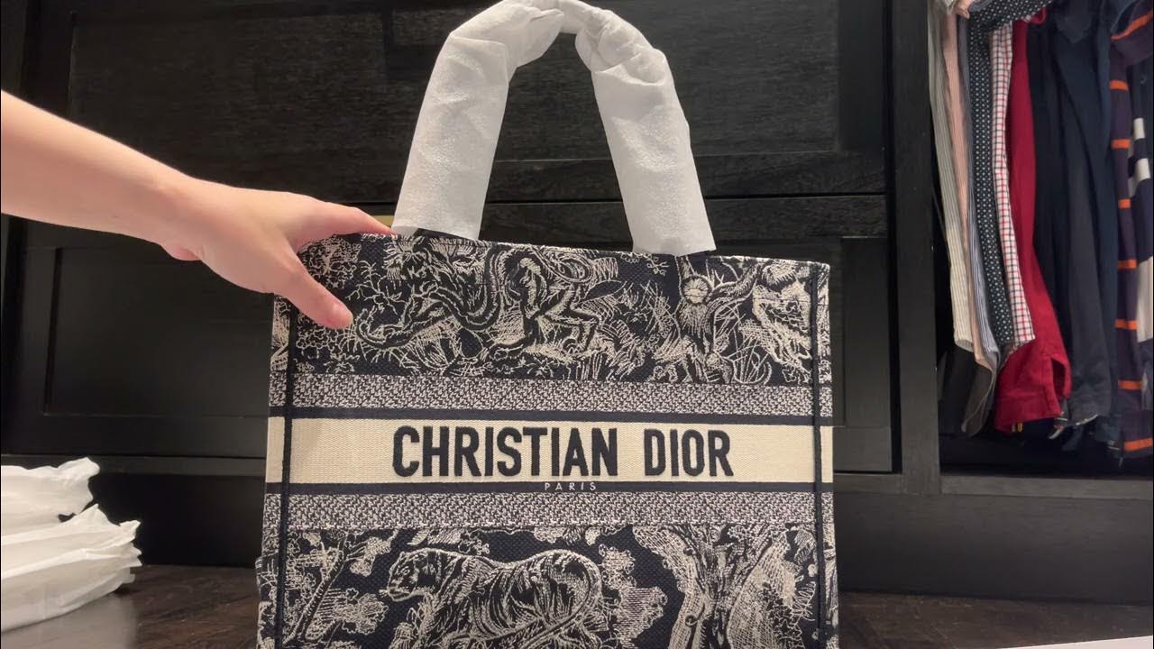 Unboxing - Christian Dior Medium Book Tote in Blue 