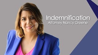 Indemnification