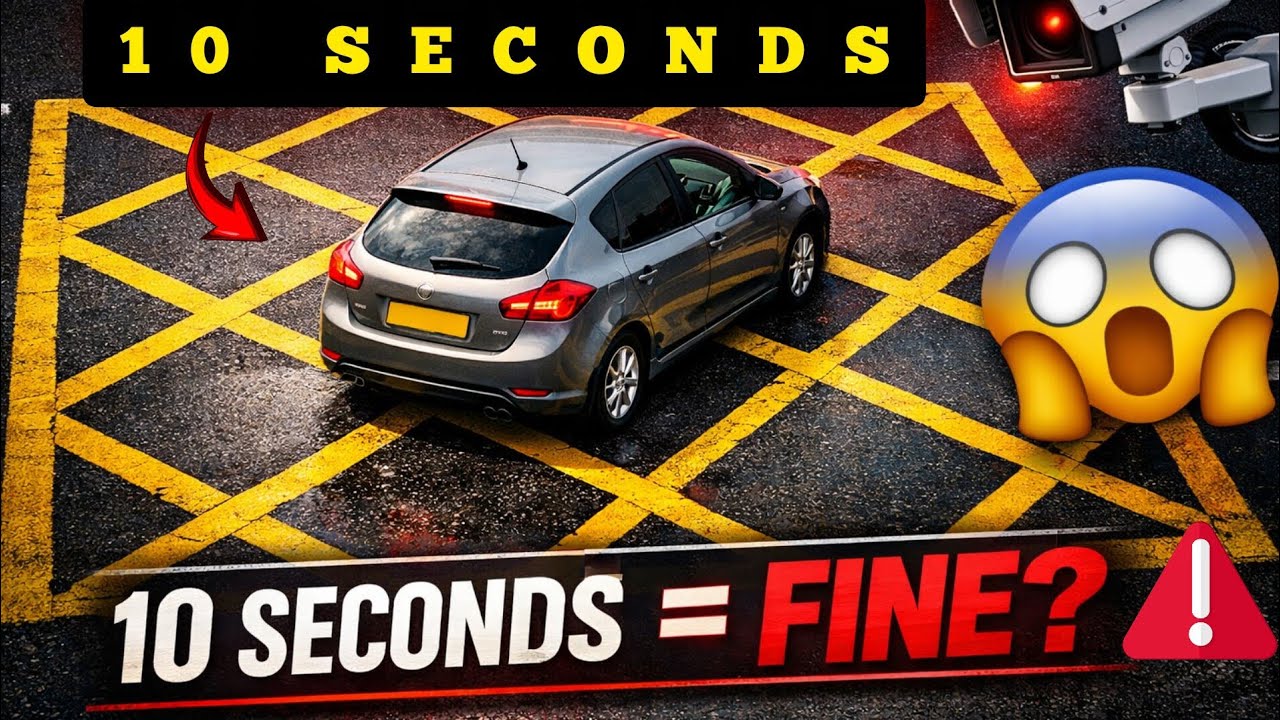 🚨 New 10-Second Yellow Box Rule Could Hit UK Drivers With Fines!