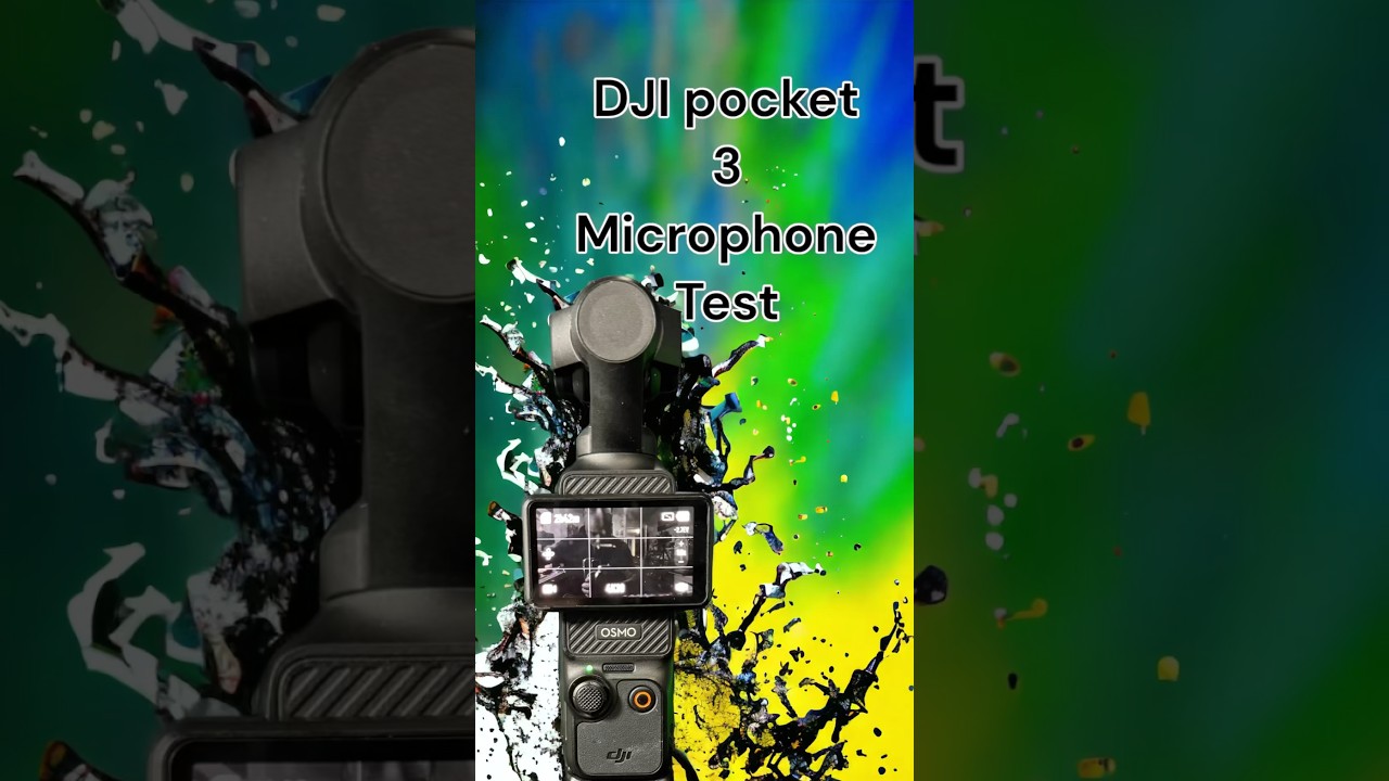 DJI Pocket 3 microphone test 