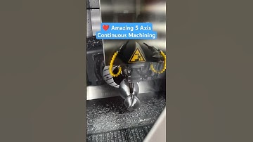 💙Amazing 5 Axis ❤️Continuous Machining #cnc #shorts #cncmachine #cncsoftware #cncmachining #cad #cam