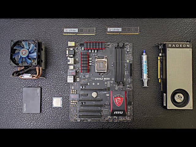 I7 4790 + RX 470 4GB Gaming PC Build - YouTube