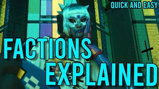 MARATHON FACTIONS EXPLAINED (Quick and easy)