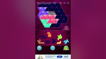 Block triangle puzzle level 10