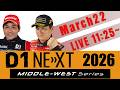 D1NEXT2026 Middle West Round.1 YZ Circuit 地方戦 YZサーキット Live ライブ 中継 D1GP D1Lights ドリフト