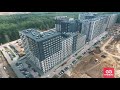 ЖК Москвичка — съёмка с воздуха (июнь 2019)