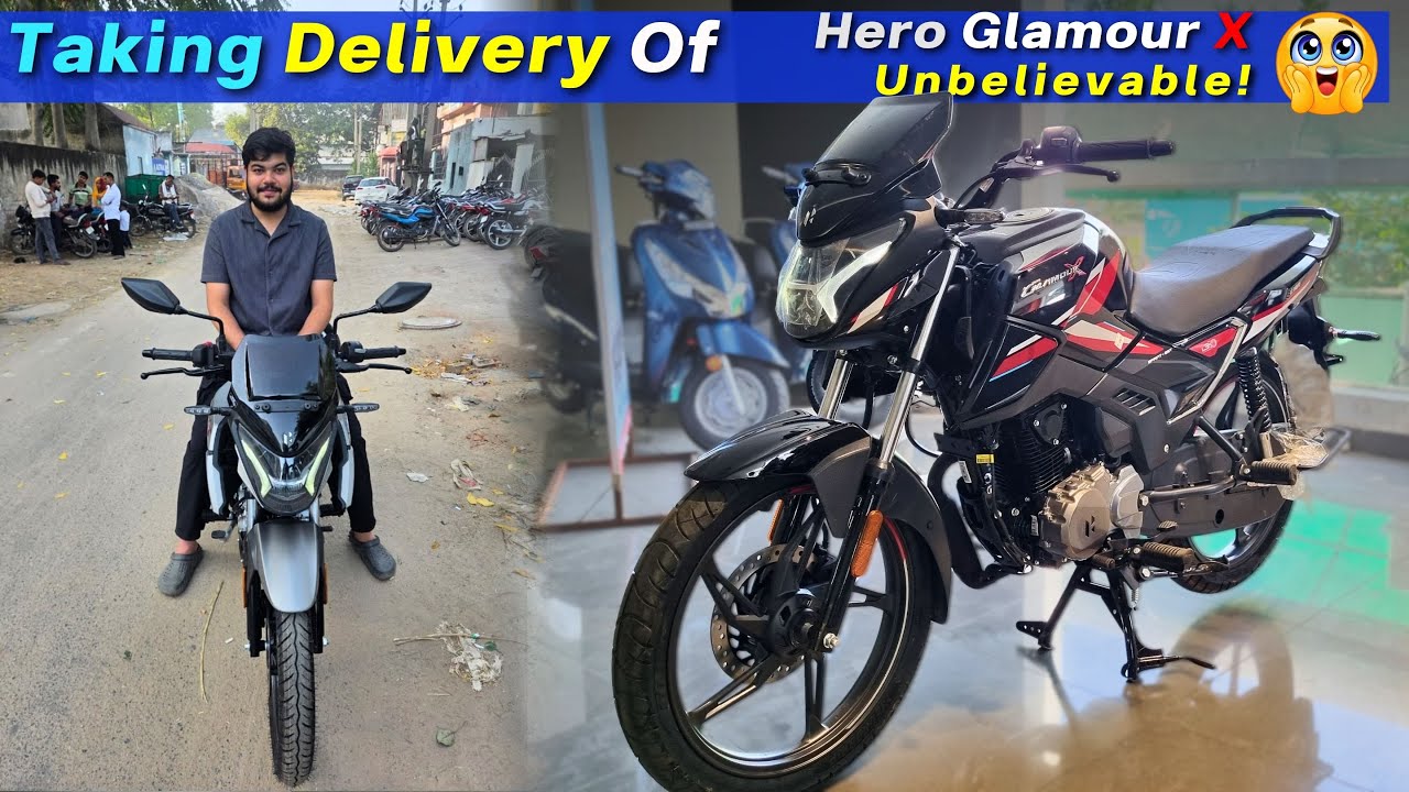 Taking Delivery of Brand New Hero Glamour X 125 | Sabko Chhodkar Yehi Kyun Li ?