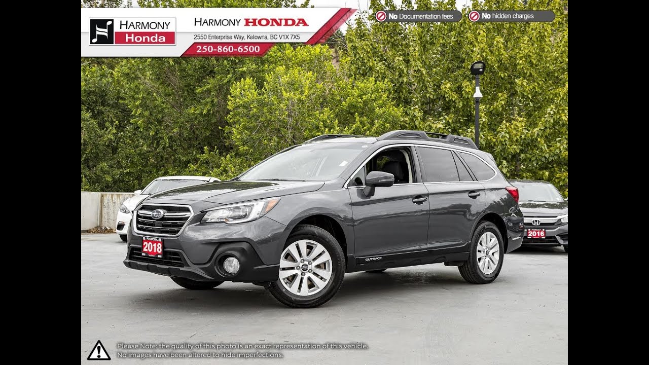 2018 Subaru Outback - U7135 - Grey - Harmony Honda - Kelowna, BC