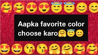 Aapko favorite color choose karo ll fun game ll love quiz #lovequiz #lovegame @timtim995 screenshot 4