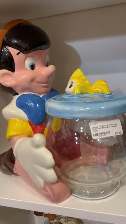 Disney cookie jars 🍪🍪 #disney #cookiejar #vintagedisney #lakelandfl #antiquemall #vintage #shorts