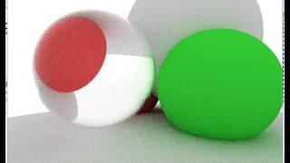 Path traced reflection/refraction, ambient lighting