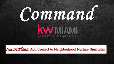 Command: Smartplans - Add Contacts to Neighborhood Nurture Smartplan