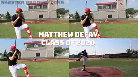 Matthew Defay - Pitcher - Baseball Recruiting Video - Class of 2020