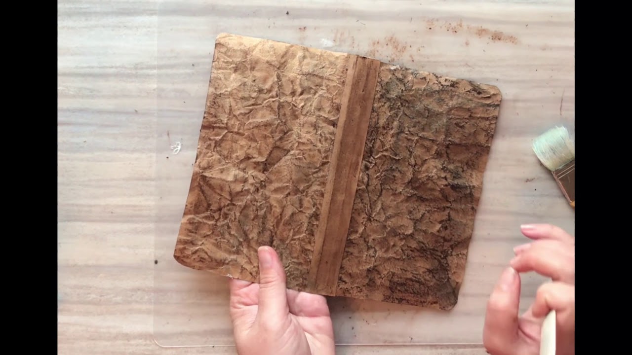 “Faux Leather” Journal Cover Tutorial YouTube