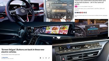 “Why The Automotive Industry Is DITCHING Touch Screens for Physical Buttons & Switches!”