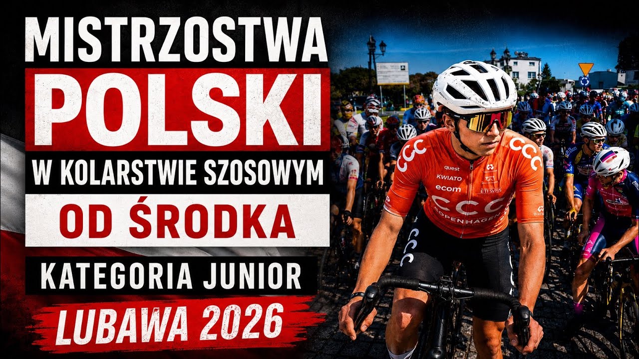 Mistrzostwa Polski W Kolarstwie Szosowym OD ŚRODKA - W Wozie Serwisowym i Na Bufecie - kat. JUNIOR