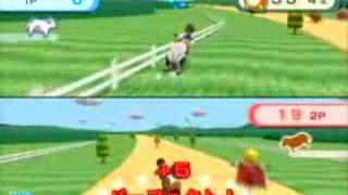 Wii Cow racing game