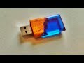 DIY Unique Epoxy Resin And Wood USB PenDrive