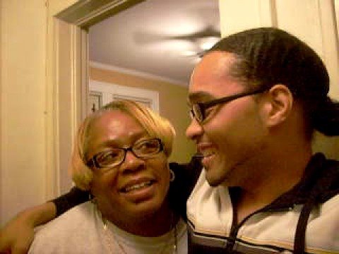 Brandon Brown and his Mom Singing lol