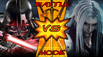 Darth Vader VS Sephiroth BATTLE MODE Fan Art