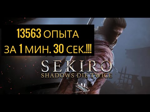 ЛЕГКИЙ ФАРМ ОПЫТА В SEKIRO: shadows die twice ЗА 1 мин. 30 сек.