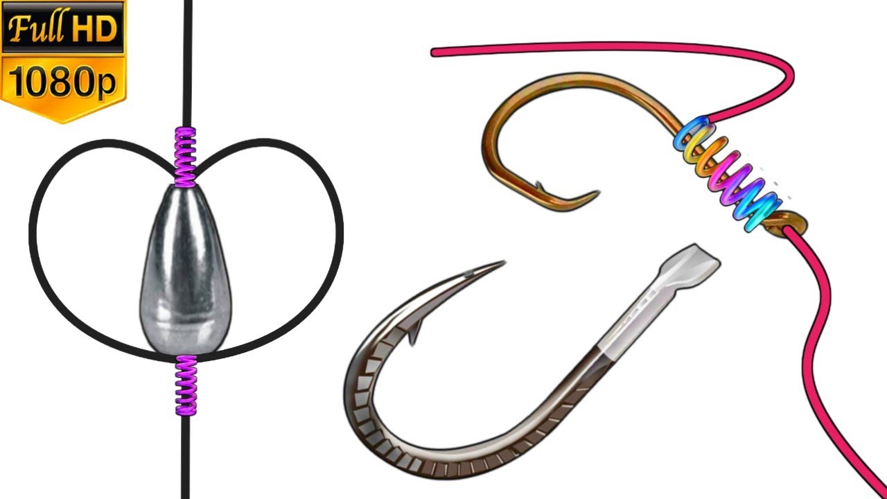 TOP 6 Fishing Knot For Hook - Swivel Sinker and How to tie a fishing knots  
