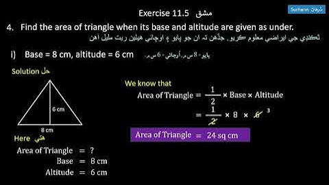 Exercise 11.5 Math class 6, unit 11. sindh text book
