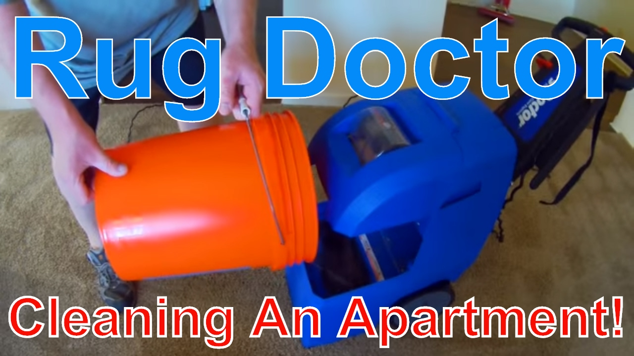 Using Rug Doctor X-3 To Clean An Apartment - YouTube