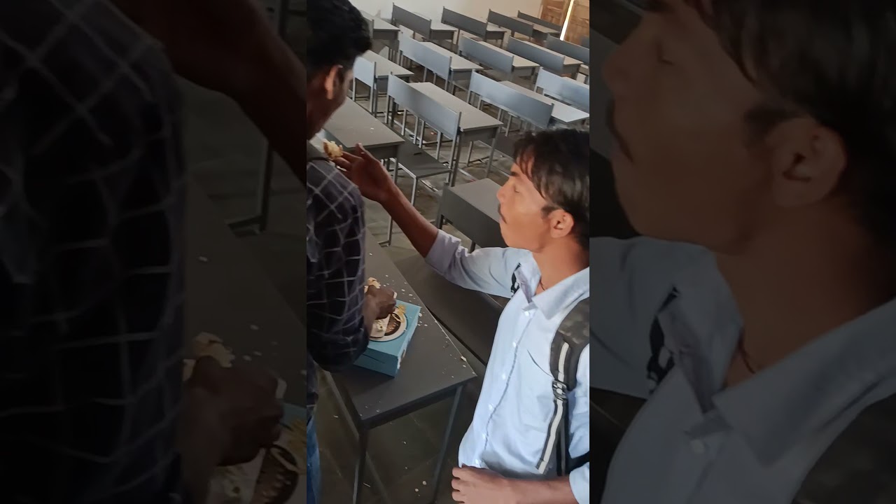 class room me birthday party 😈😈 