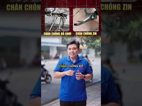loại chân chống inox này nhìn bắt mắt thiệt! #exciter155 #nvx155vva #shorts