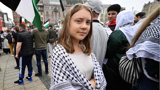 Greta Thunberg attends antiIsrael protest in Sweden