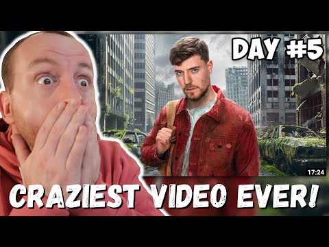 CRAZIEST VIDEO EVER! MrBeast I Survived 7 Days In An Abandoned City (REACTION!!!) w/ Mark Rober