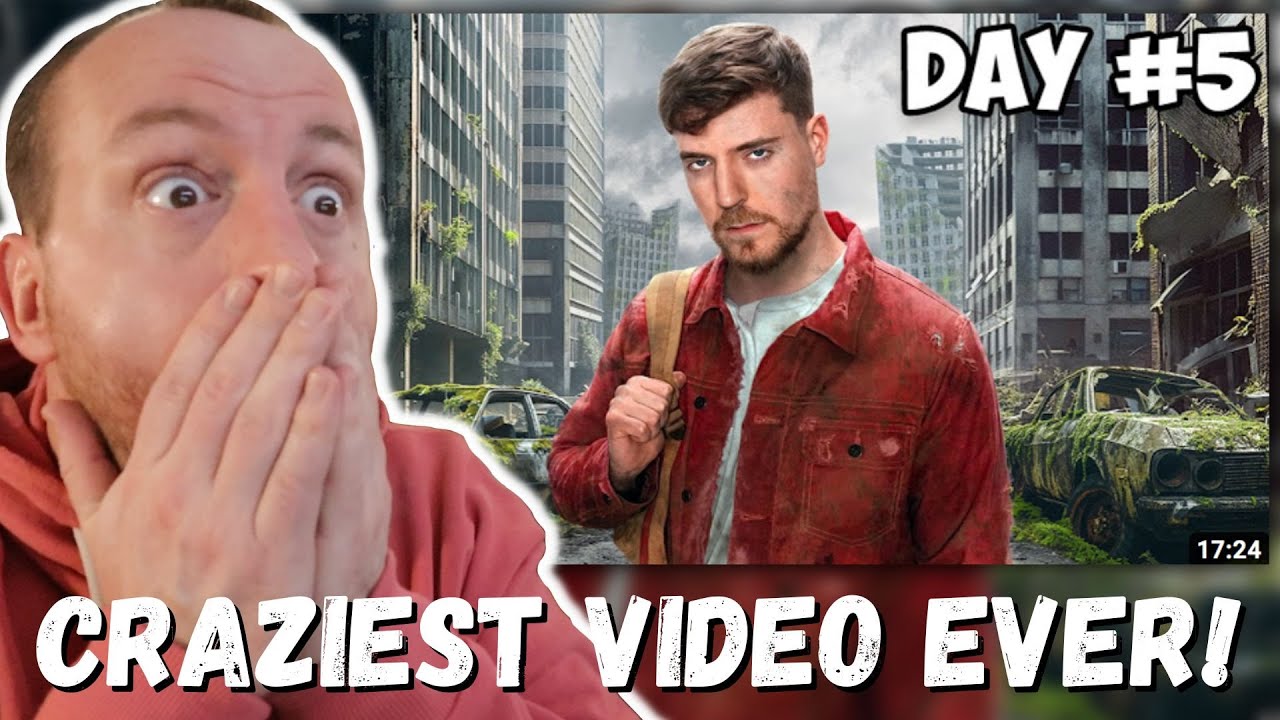 CRAZIEST VIDEO EVER! MrBeast I Survived 7 Days In An Abandoned City (REACTION!!!) w/ Mark Rober